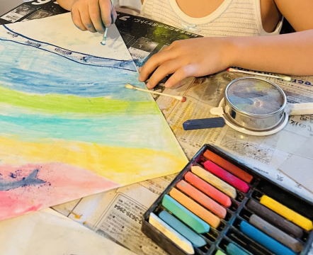 お絵描き教室 オオカミの家