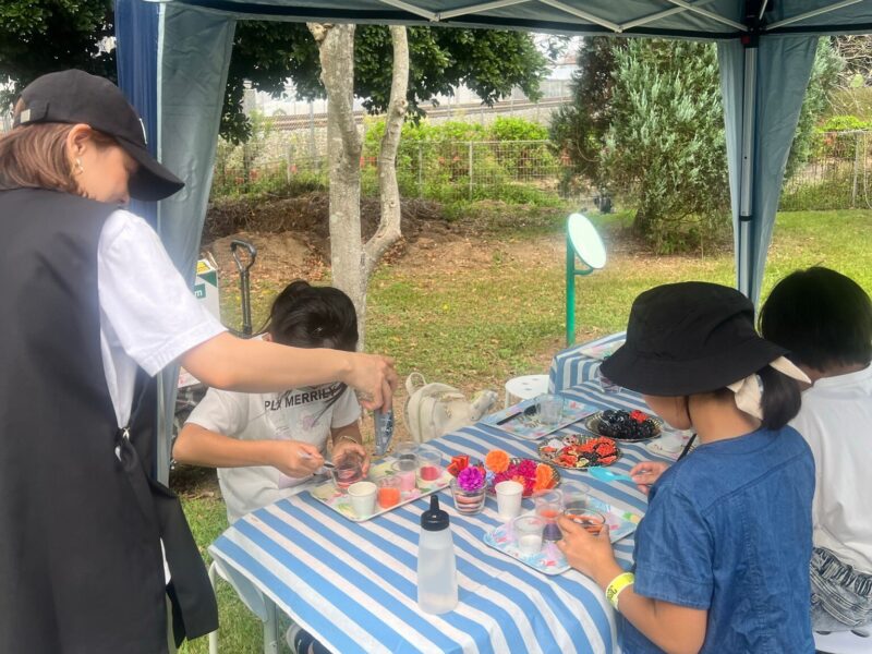 ワークショップで人気のサンドアート